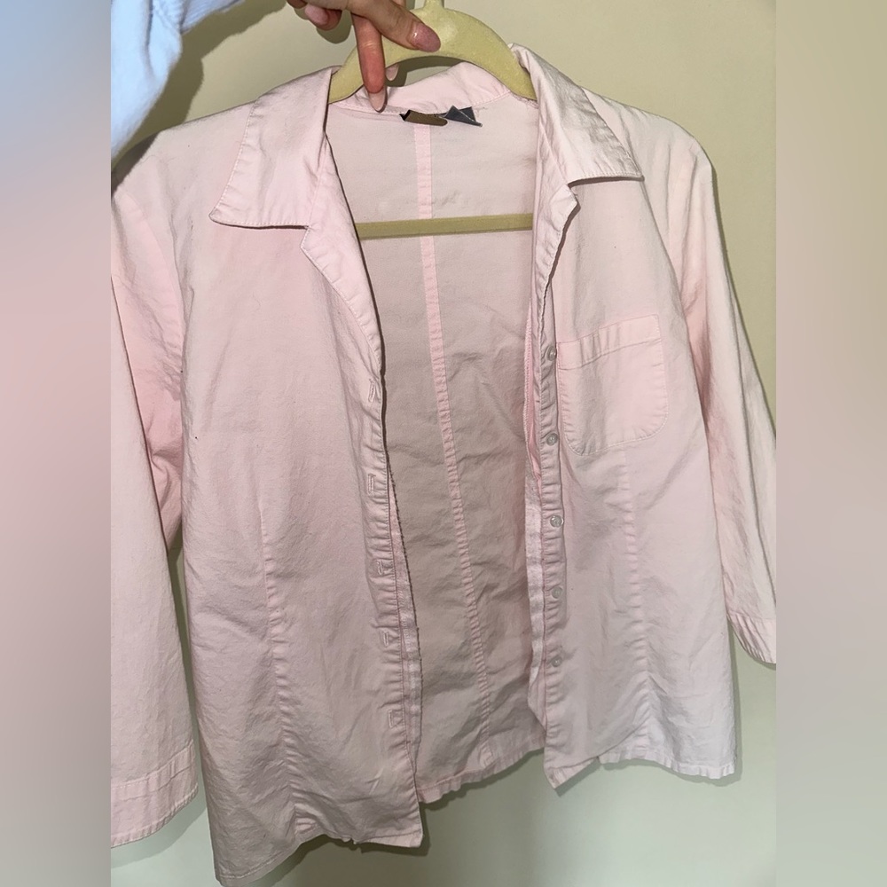 baby pink button up size M